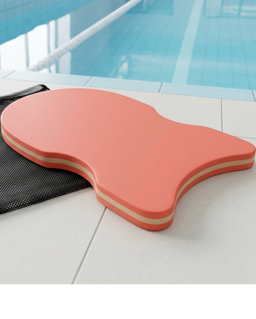 Thwkj Crescent EVA Swimming Kickboard 45 cm Coral - Lifestyle view
