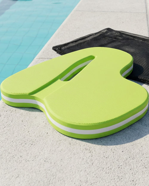 Thwkj Figure-Eight Pull-Kick Training Float 32 cm Lime Navy - Lifestyle view